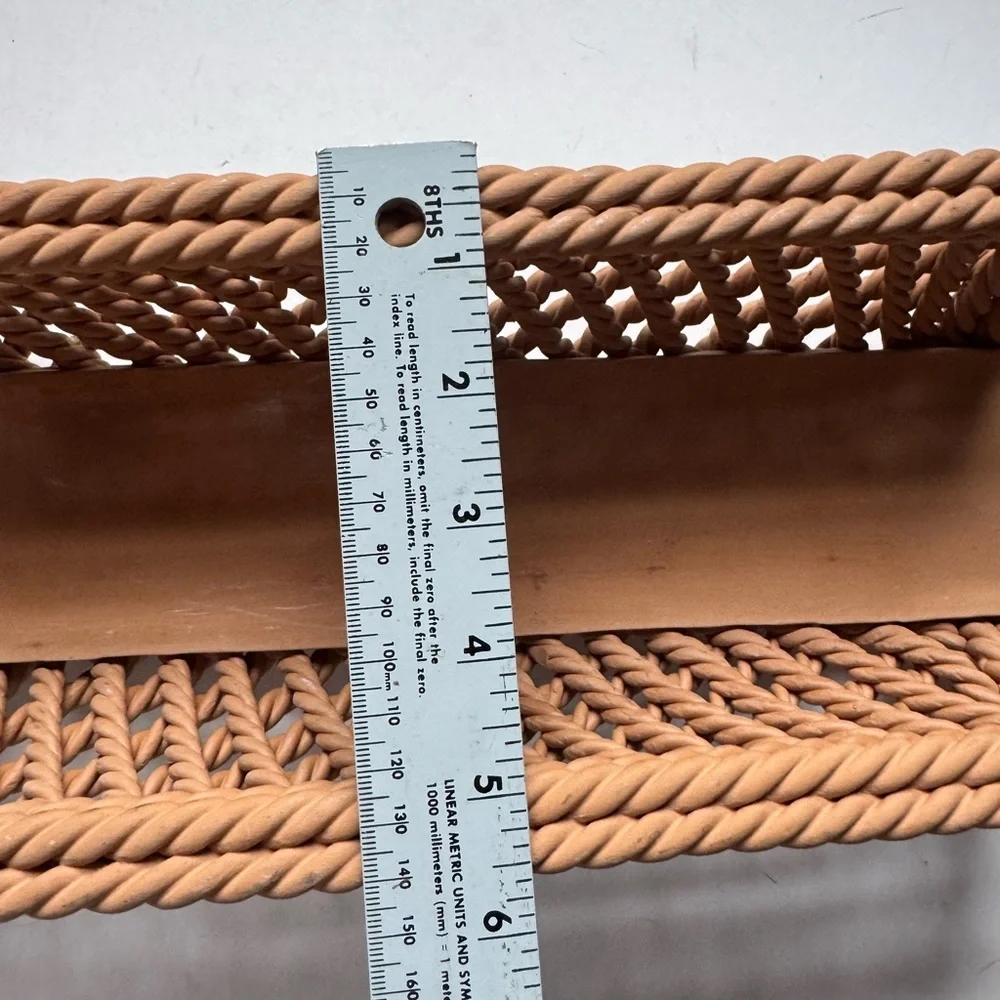 Ceramic Italian Woven Bread Basket - Picture 4 of 5